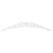 Ekena Millwork Pitch Carrillo Architectural Grade PVC Gable Pediment, 36"W x 7 1/2"H x 1"P (5/12) GPP036X008X100CRL - alternate 5
